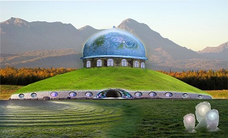 Northern Lights Peace Sound Temple