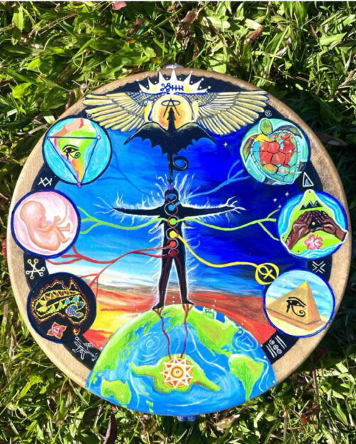 Hand Painted - Hoop Drums - Image 15